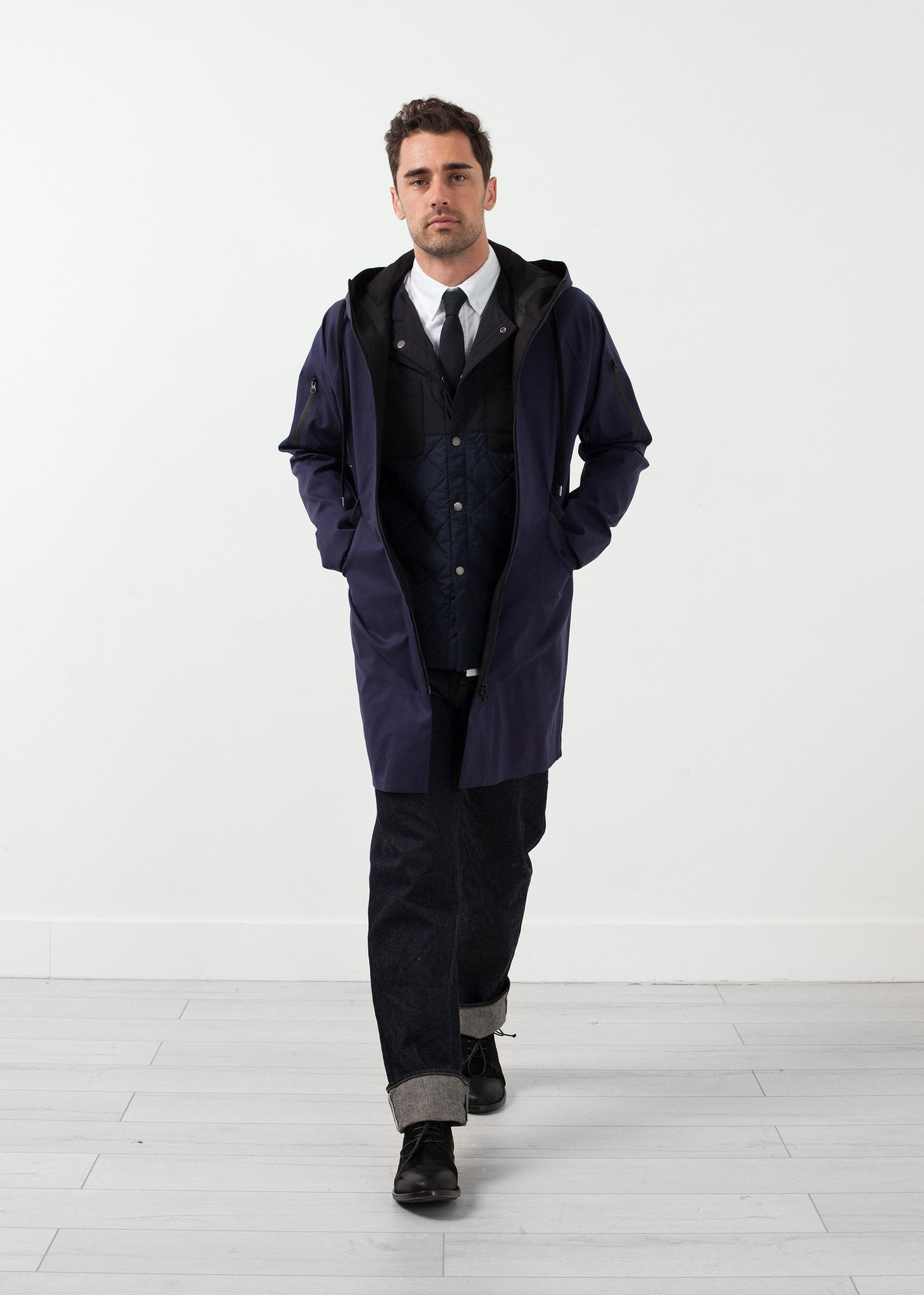 Contrast Parka Mauro Grifoni