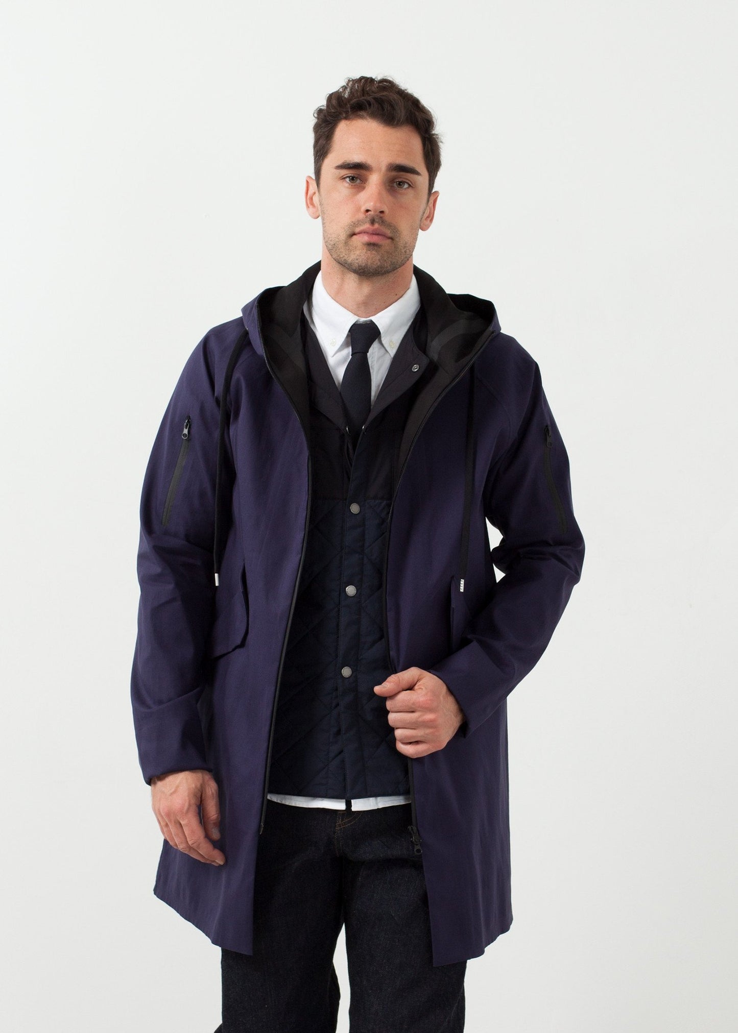 Contrast Parka Mauro Grifoni