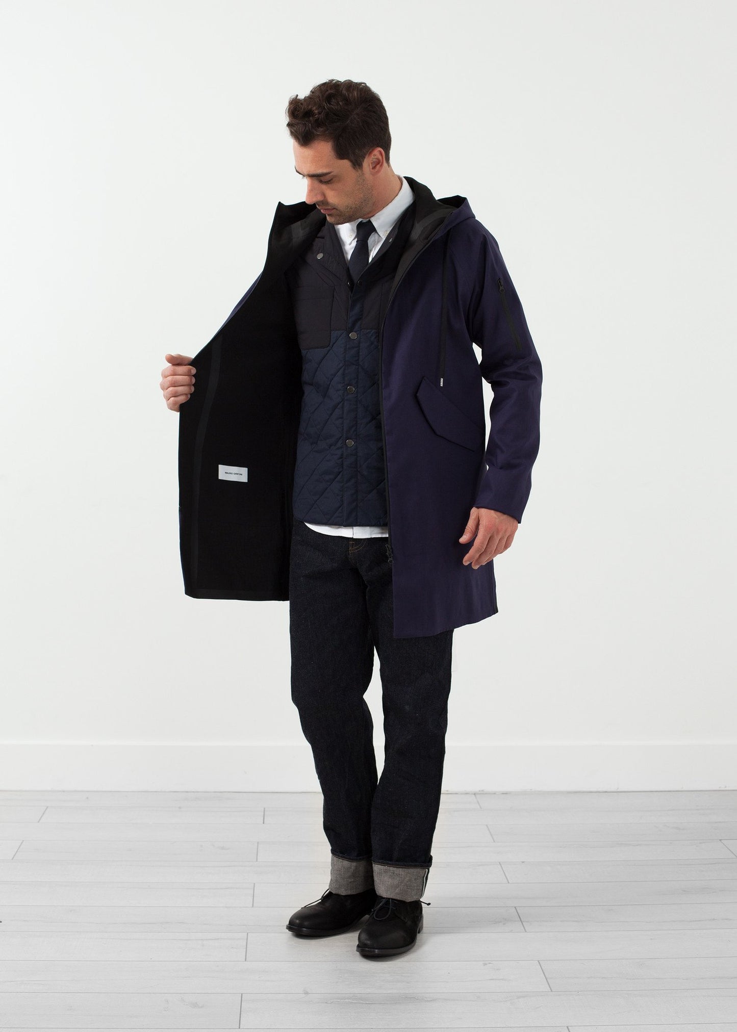 Contrast Parka Mauro Grifoni
