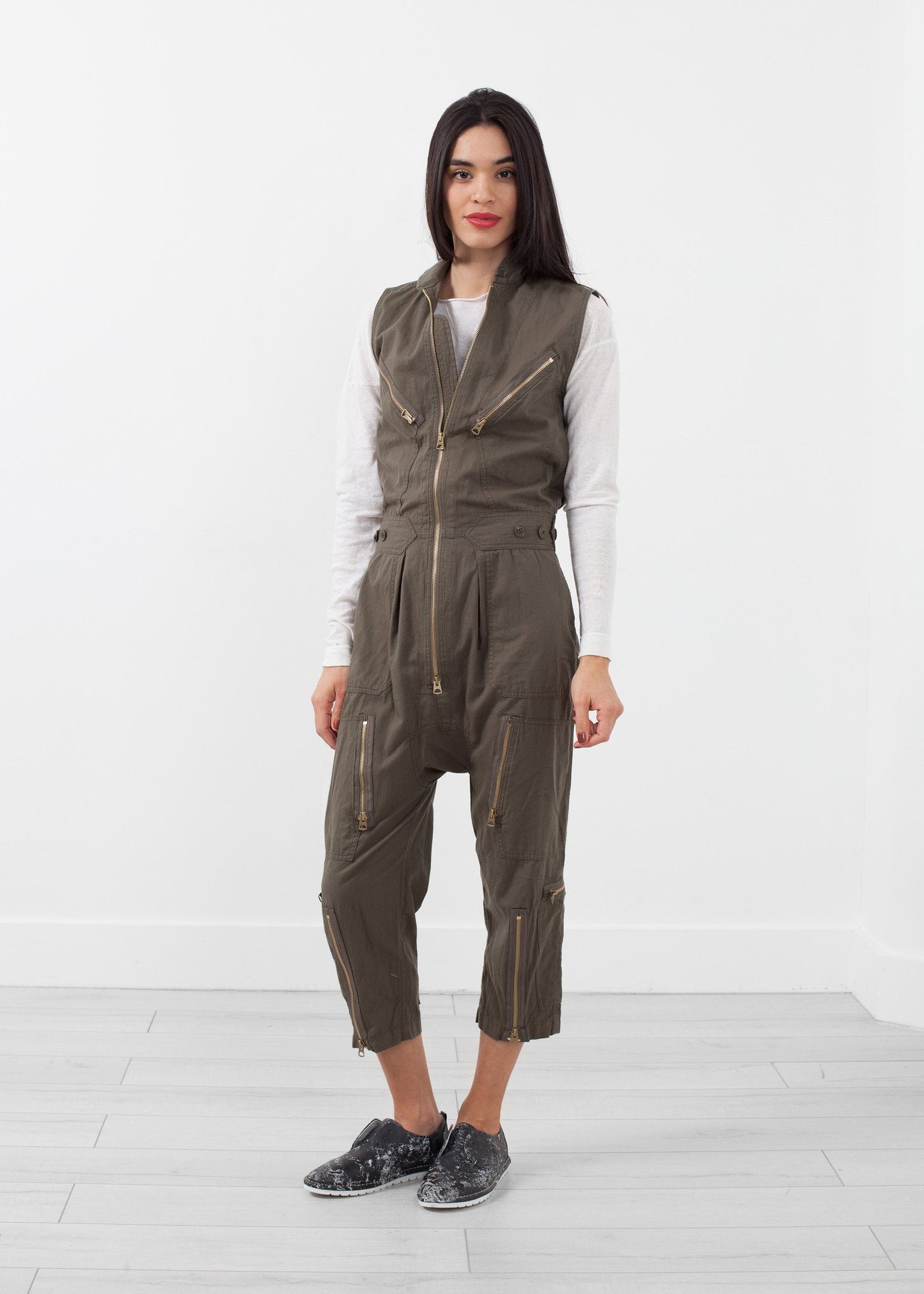 Sleeveless Harem Flightsuit NLST