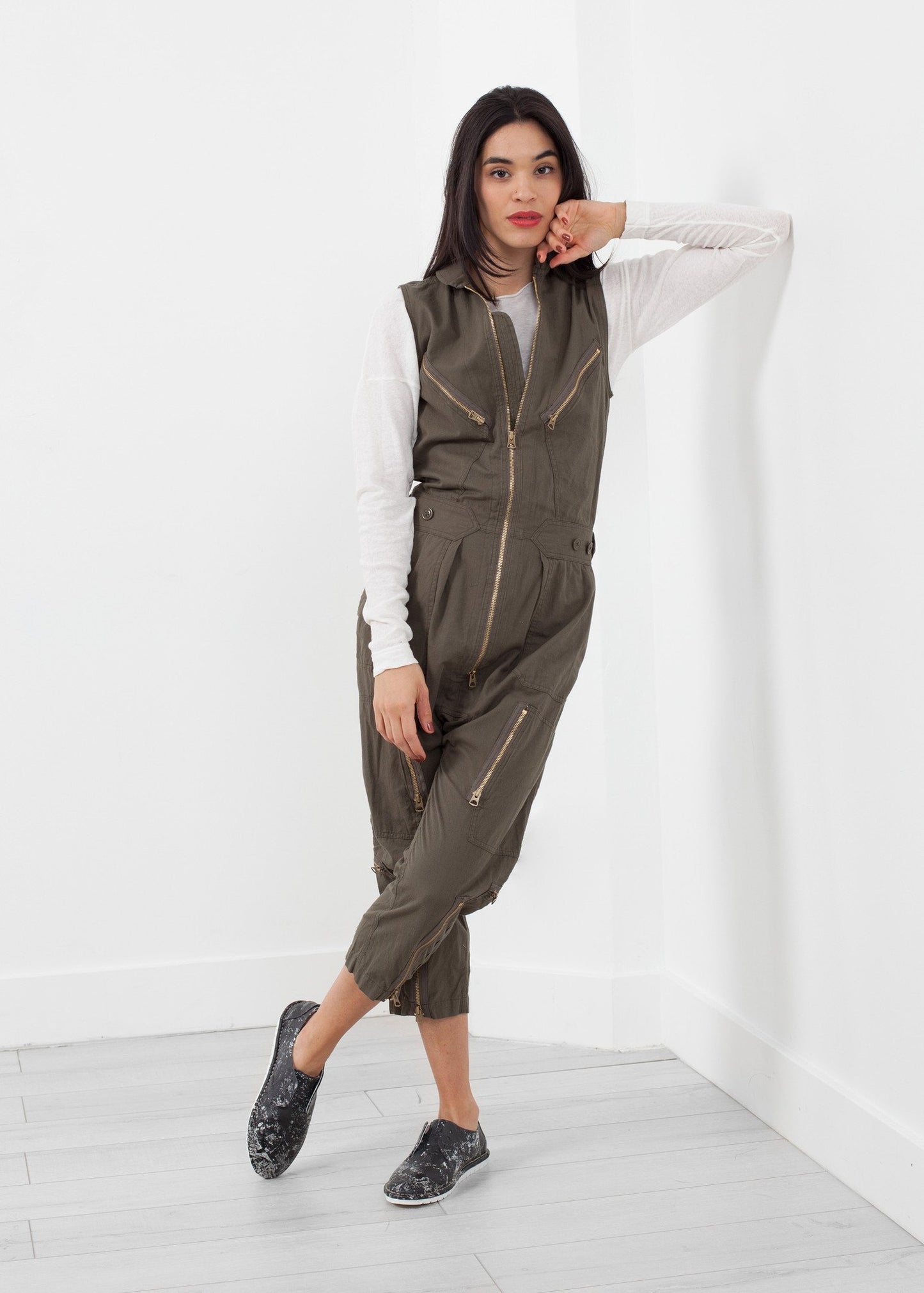 Sleeveless Harem Flightsuit NLST