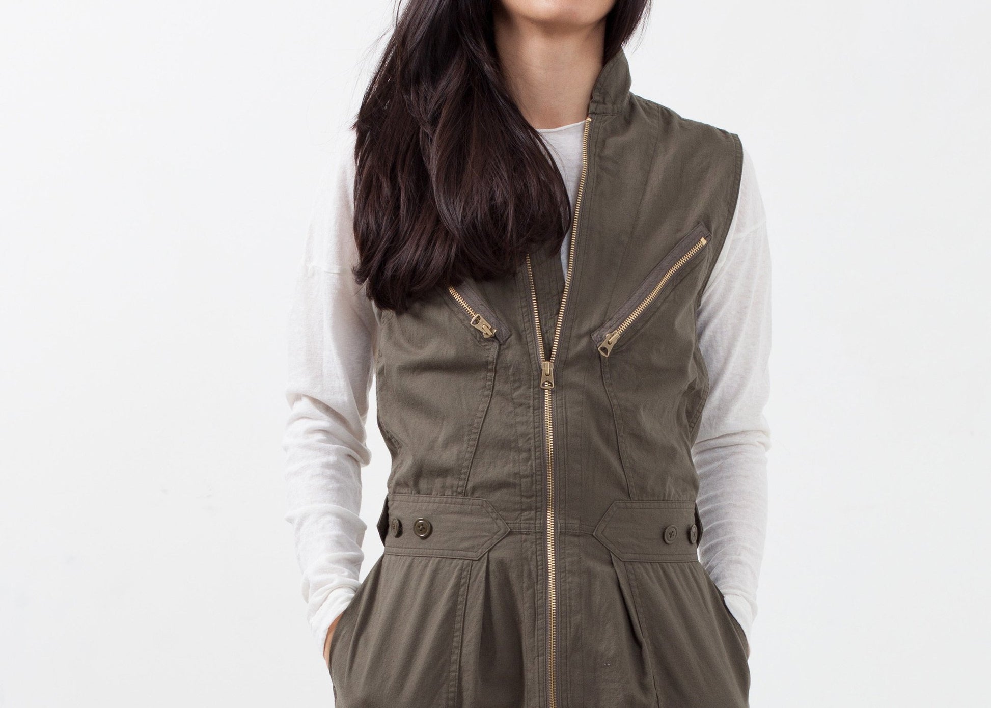 Sleeveless Harem Flightsuit NLST