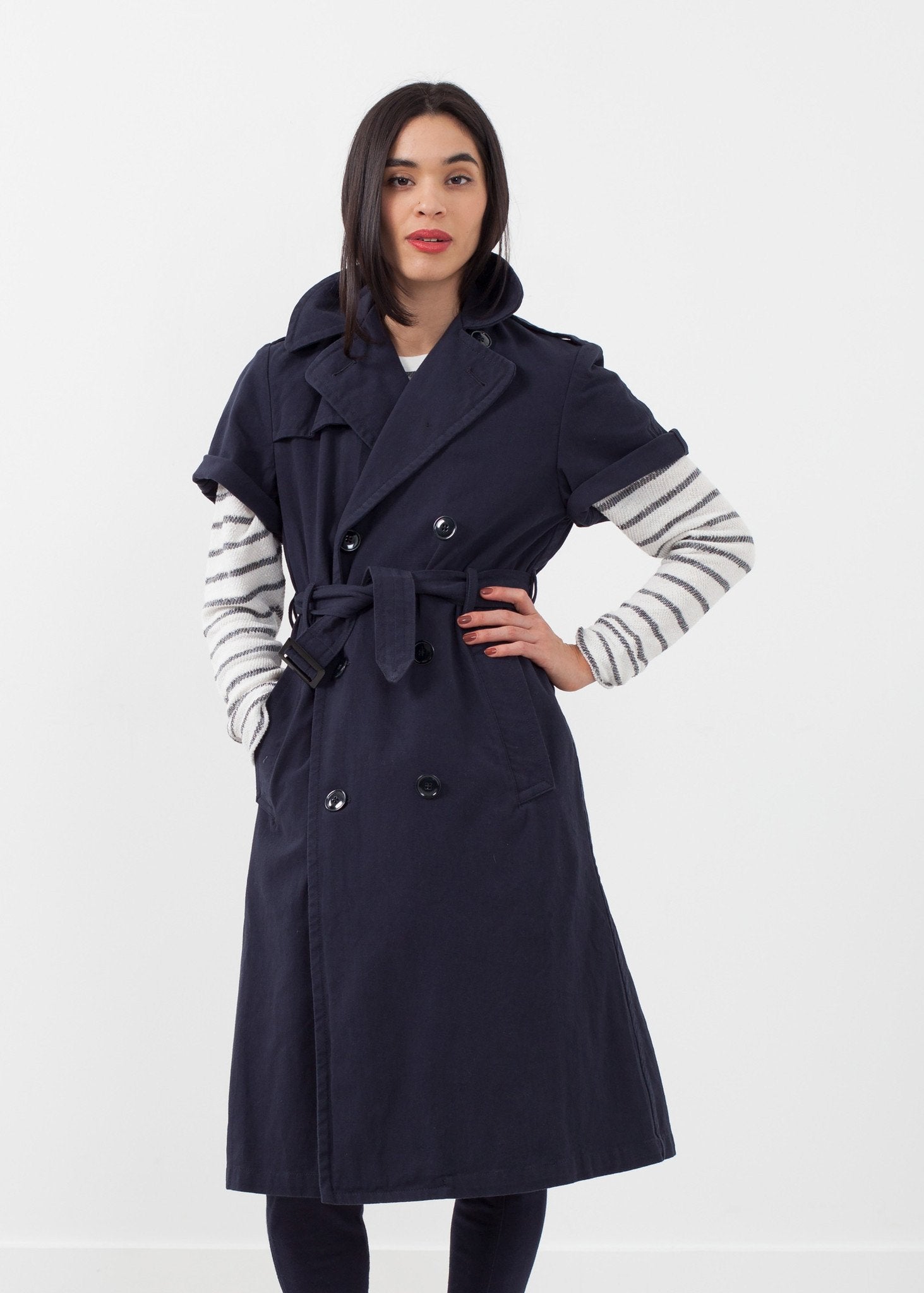 Rolled Sleeve Trenchcoat NLST