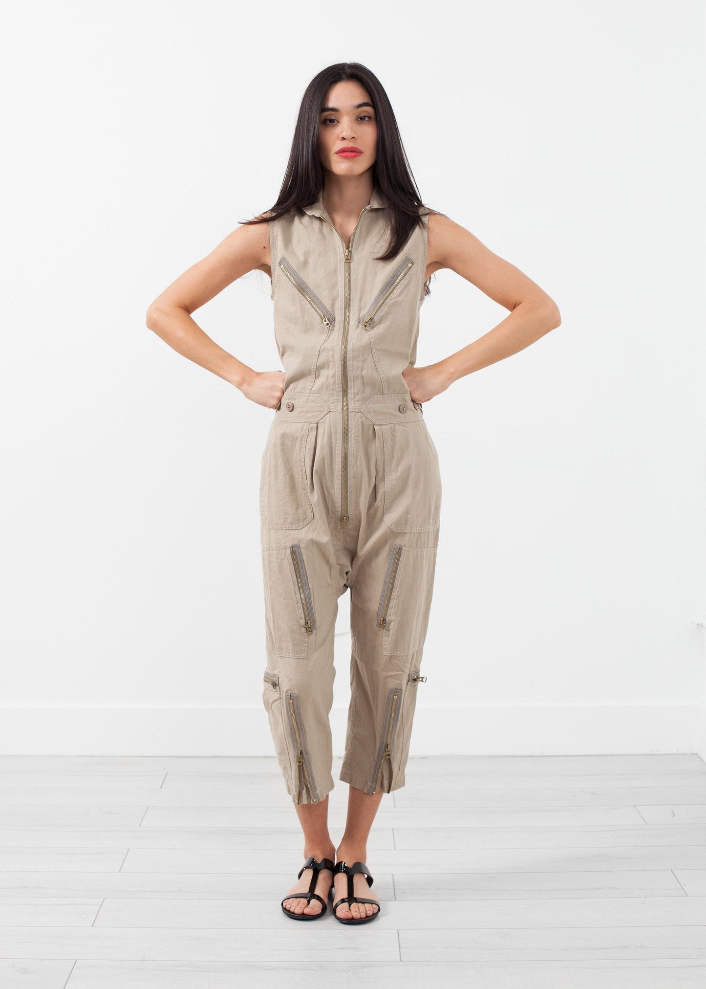 Sleeveless Harem Flightsuit NLST