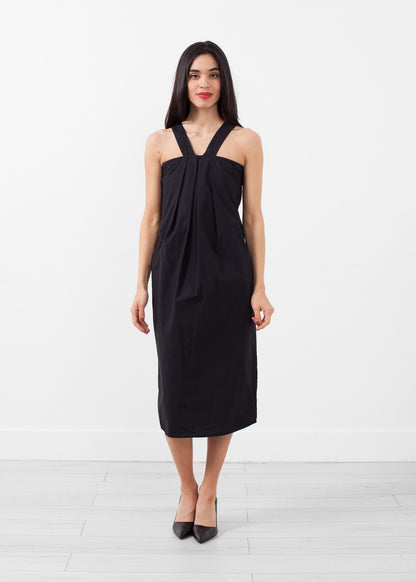 V-Strap Pocket Dress Hache