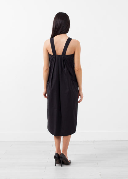 V-Strap Pocket Dress Hache