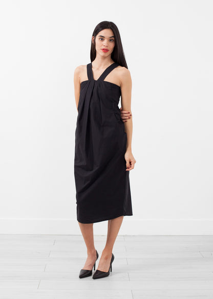 V-Strap Pocket Dress Hache