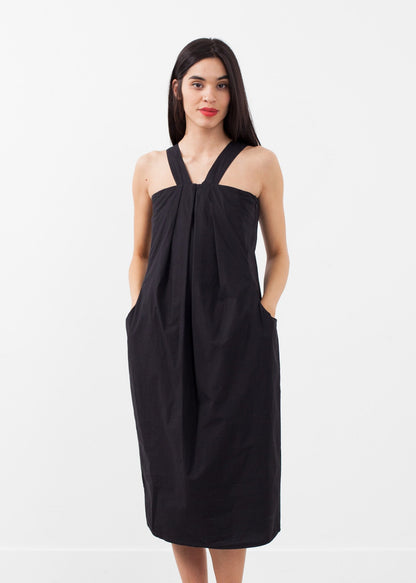 V-Strap Pocket Dress Hache