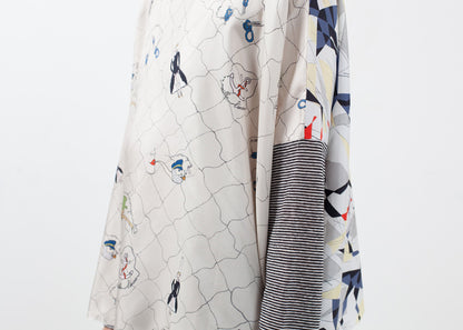 Long Sleeve Box Blouse La Prestic Ouiston