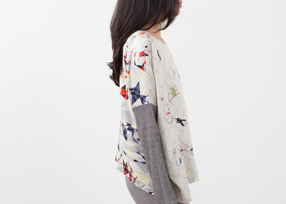 Long Sleeve Box Blouse La Prestic Ouiston