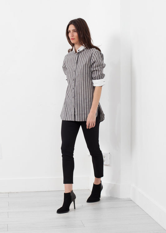 Striped Tuxedo Shirt Hansen