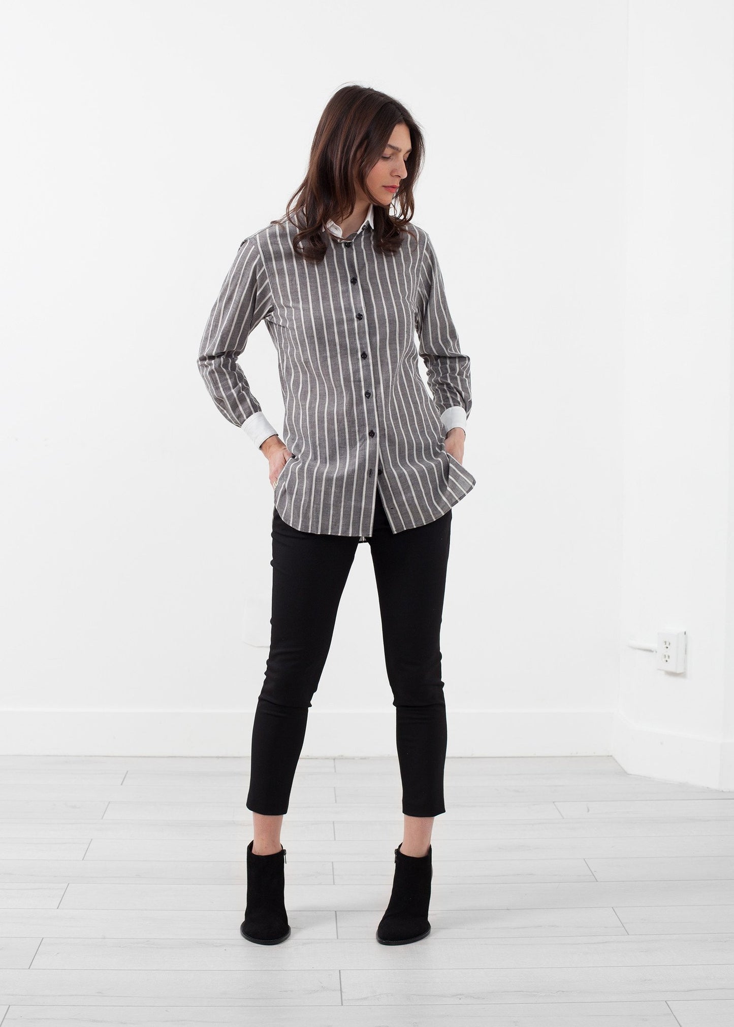 Striped Tuxedo Shirt Hansen