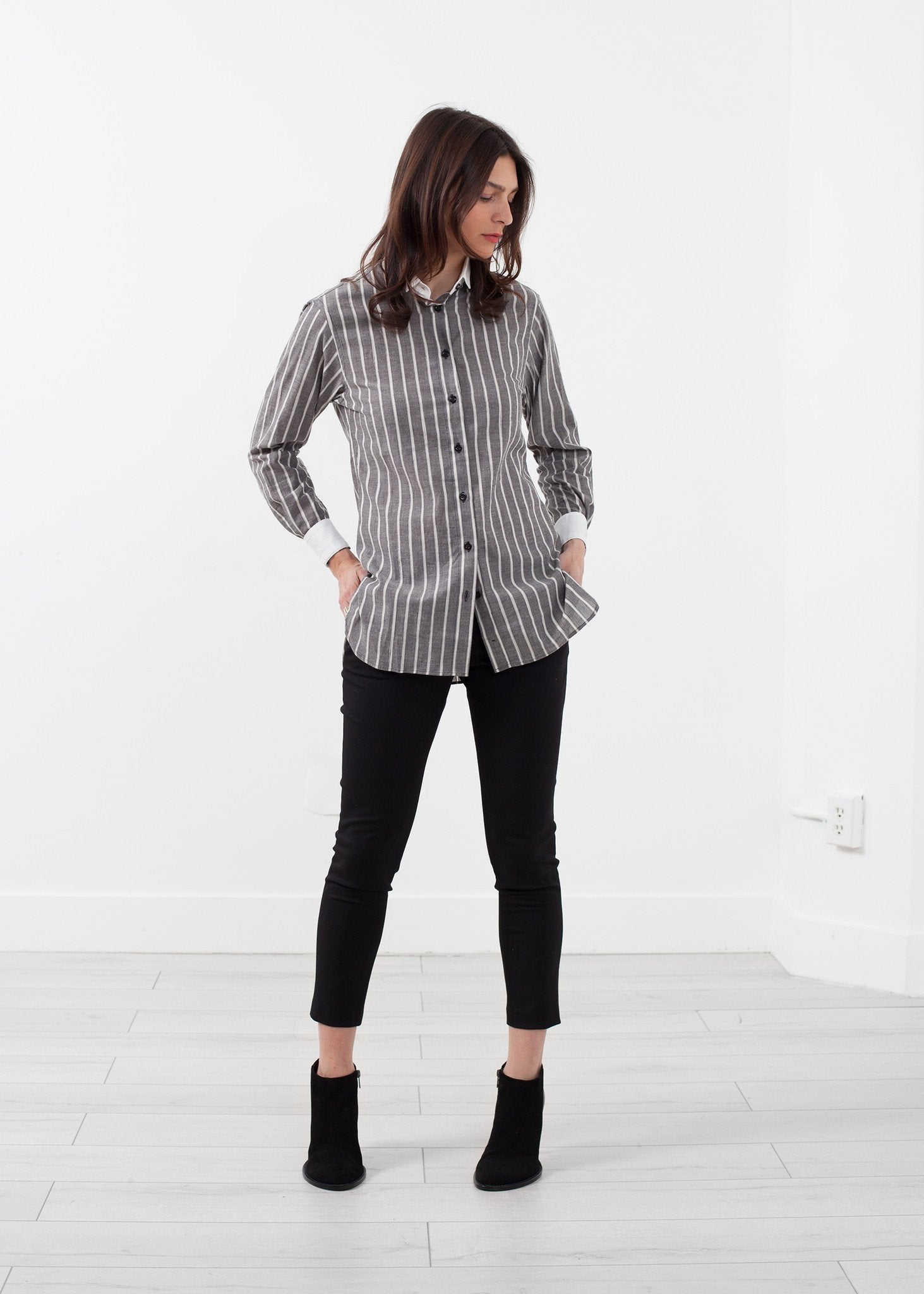 Striped Tuxedo Shirt Hansen