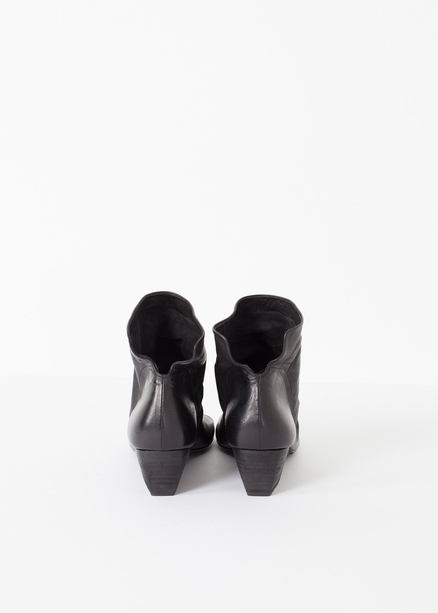 Block Wedge in Black Marsell