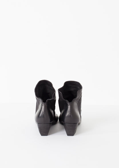 Block Wedge in Black Marsell