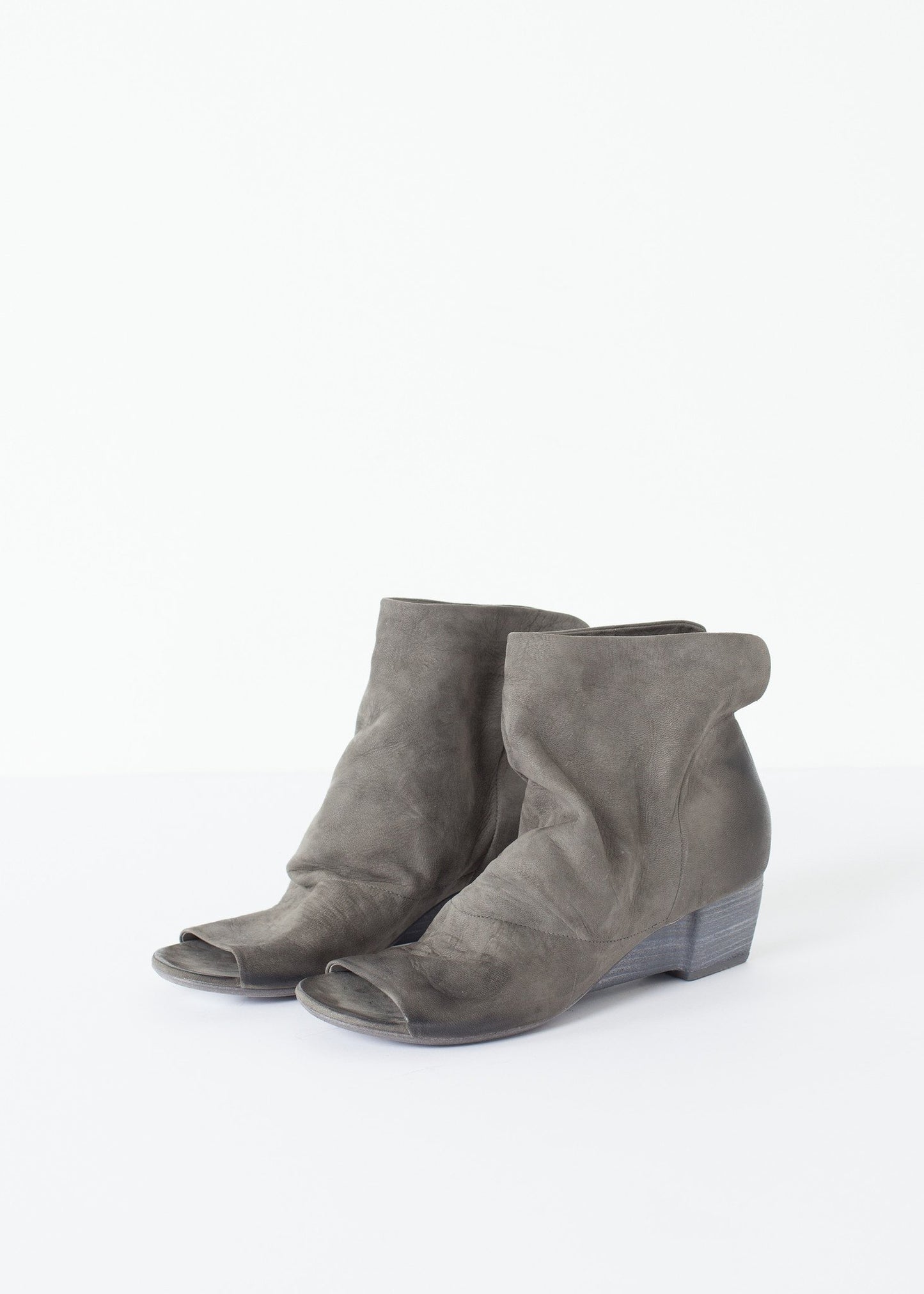 Block Wedge in Dark Slate Marsell