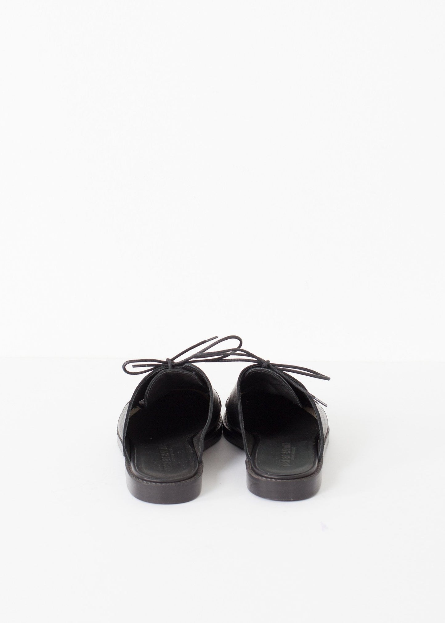 Backless Oxford in Black Ter et Bantine