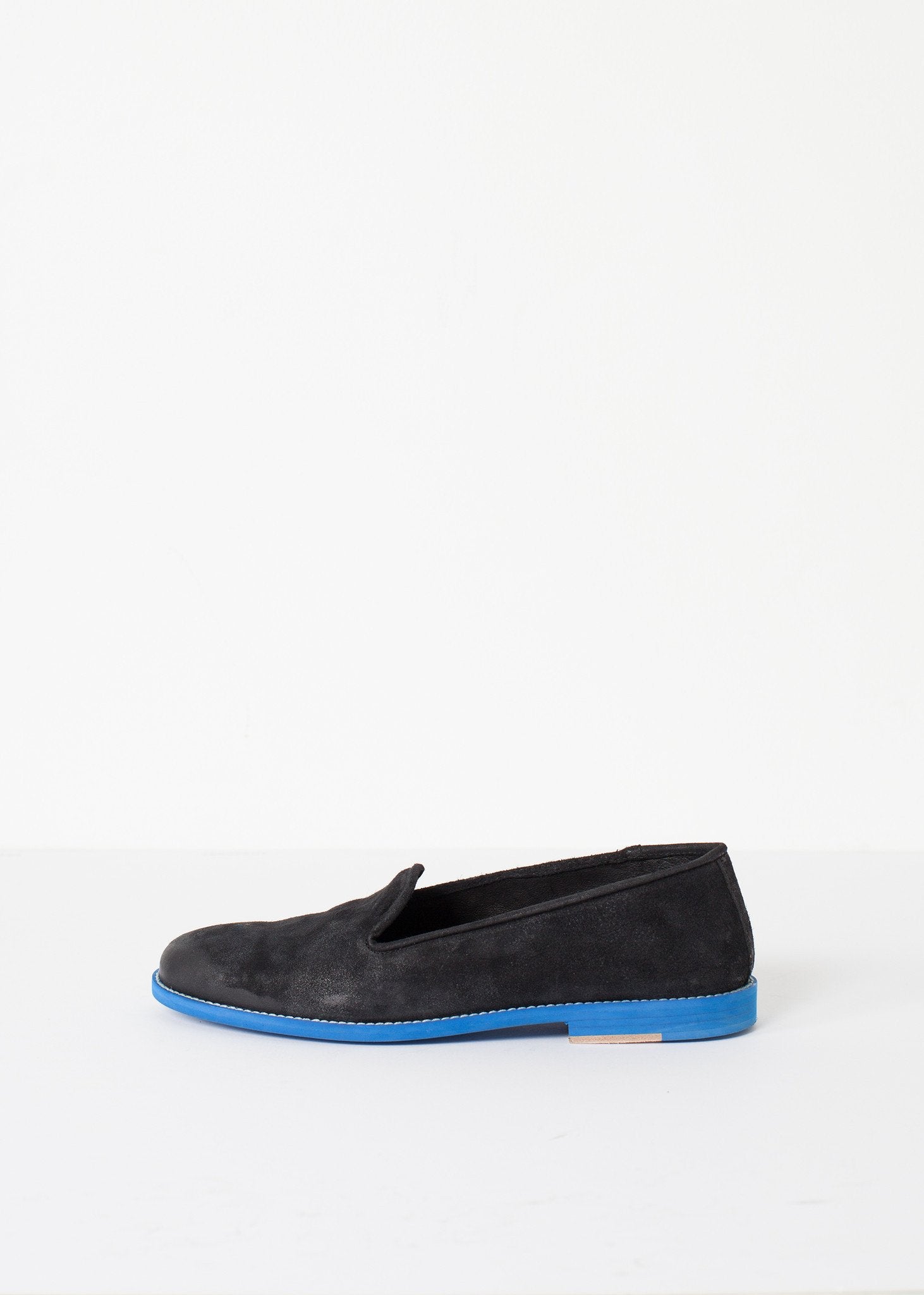 Suede Loafers - Black/Blue Verba