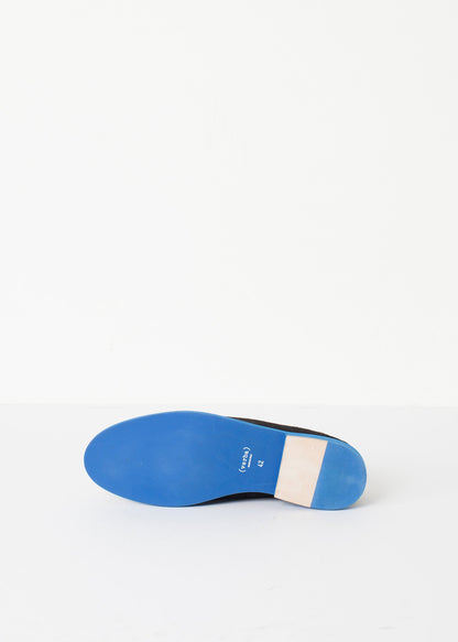 Suede Loafers - Black/Blue Verba