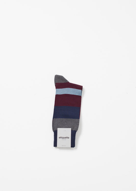 London Stripe Sock Etiquette