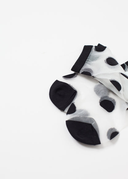 Large Polka Dot Sheer Crew Hansel from Basel