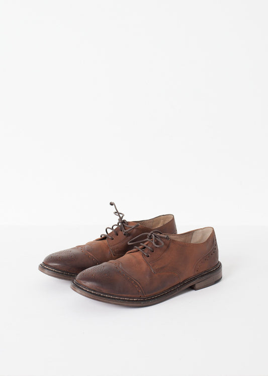 Marrone Oxford in Brown Marsell