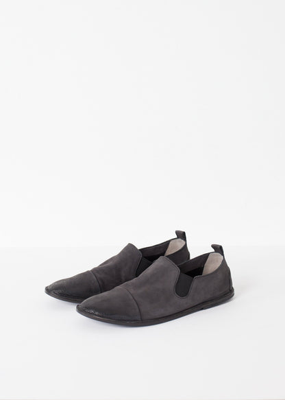 Low Chelsea Boot in Black Marsell