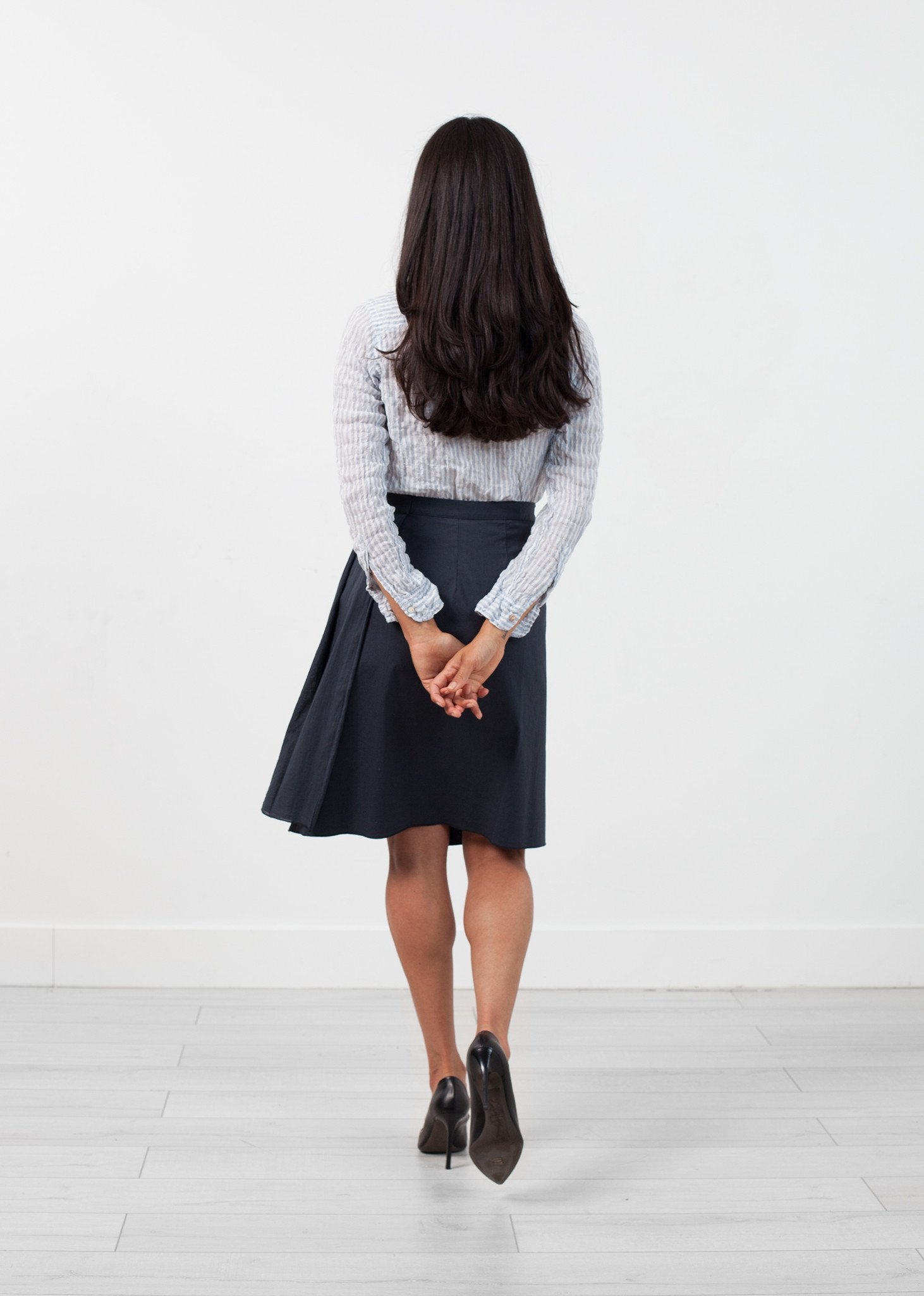 Half Wrap Skirt Hache