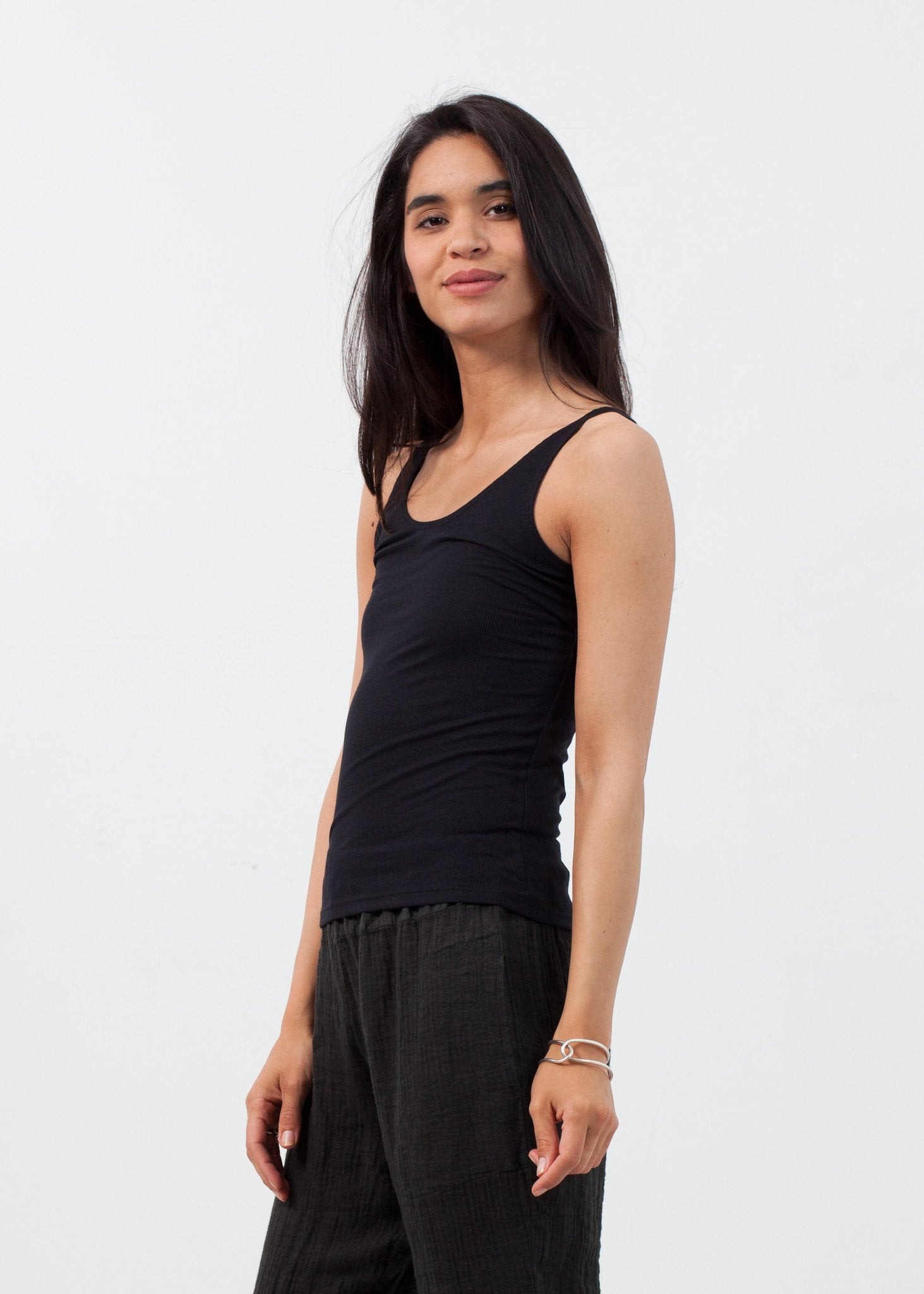 Feather Ribbed Tank Only Hearts