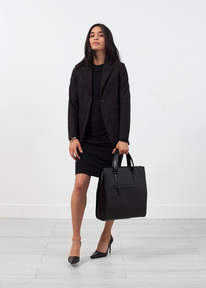 Double Pocket Blazer in Black Ter et Bantine