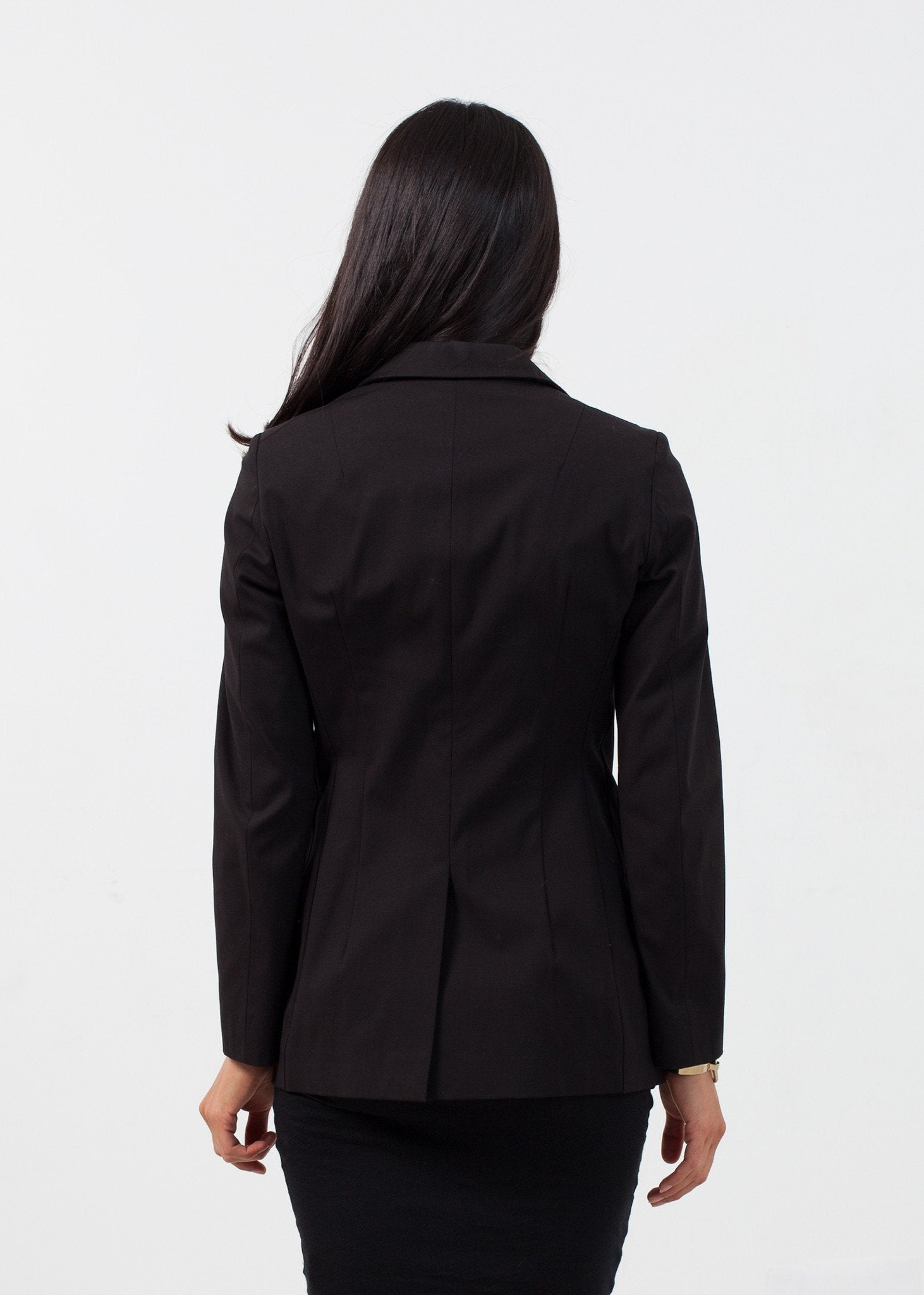 Double Pocket Blazer in Black Ter et Bantine