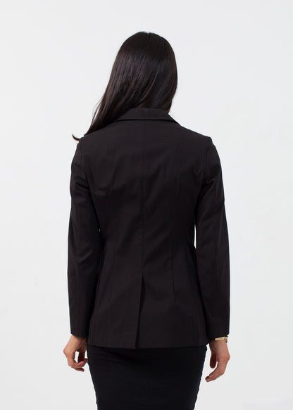 Double Pocket Blazer in Black Ter et Bantine