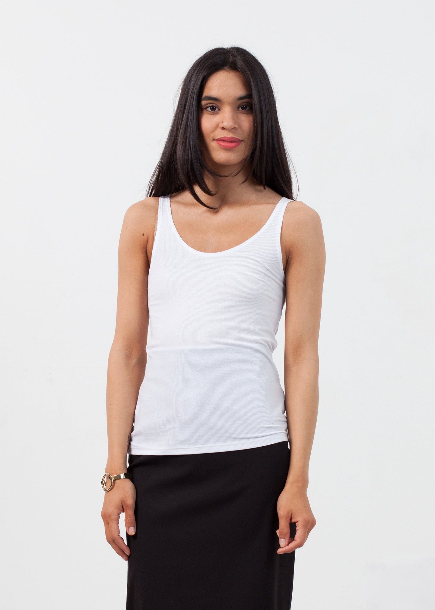 Feather Ribbed Tank Only Hearts