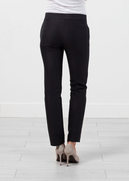 Straight Seam Trouser in Black Ter et Bantine