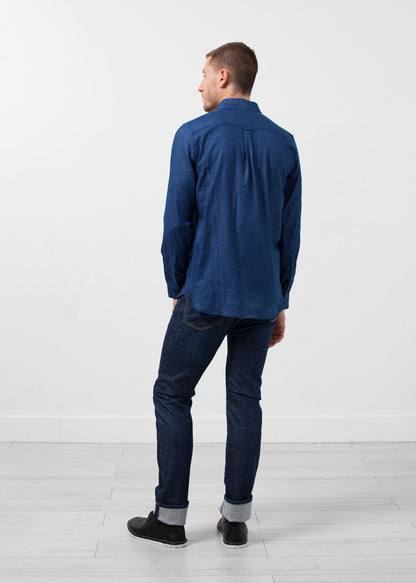 Casual Indigo Shirt Hansen