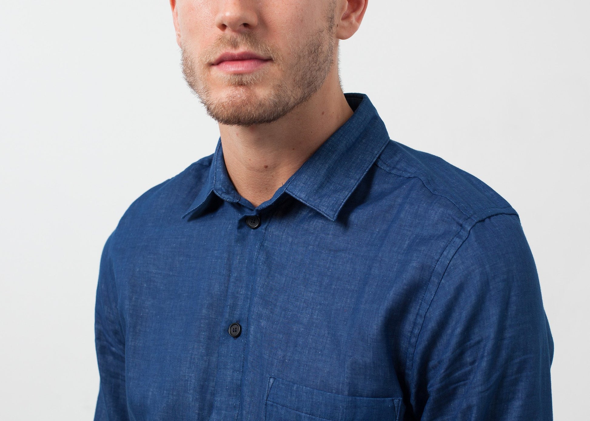 Casual Indigo Shirt Hansen