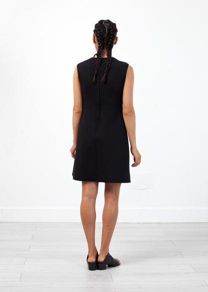 Neoprene Flower Dress in Black Ter et Bantine