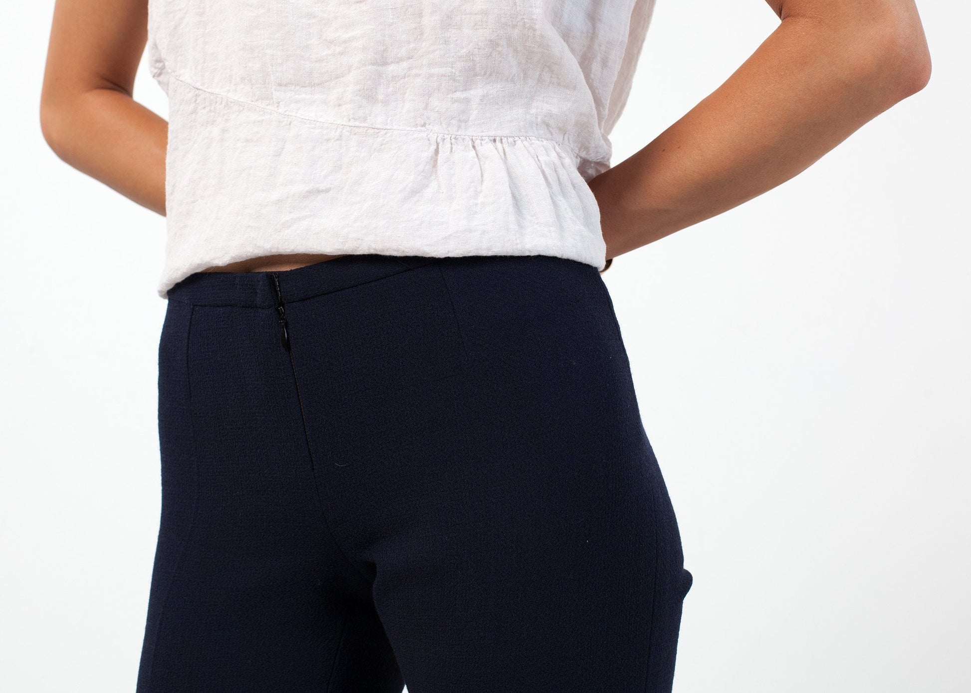 Wool Crepe Pant Amelia Toro