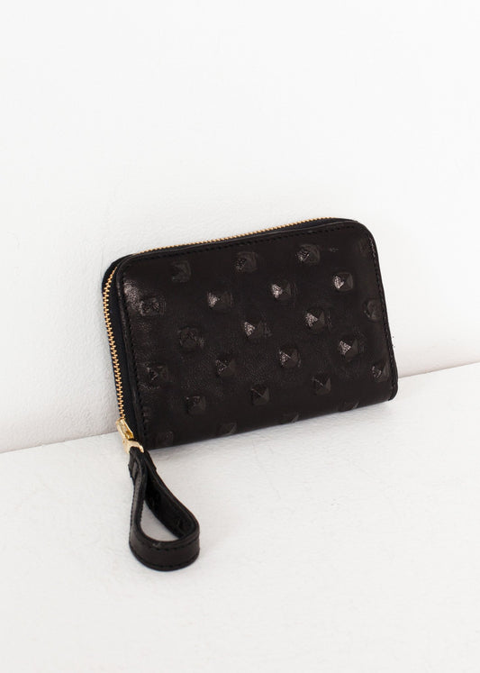 Elodie Leather Wallet in Black Kate S Mensah