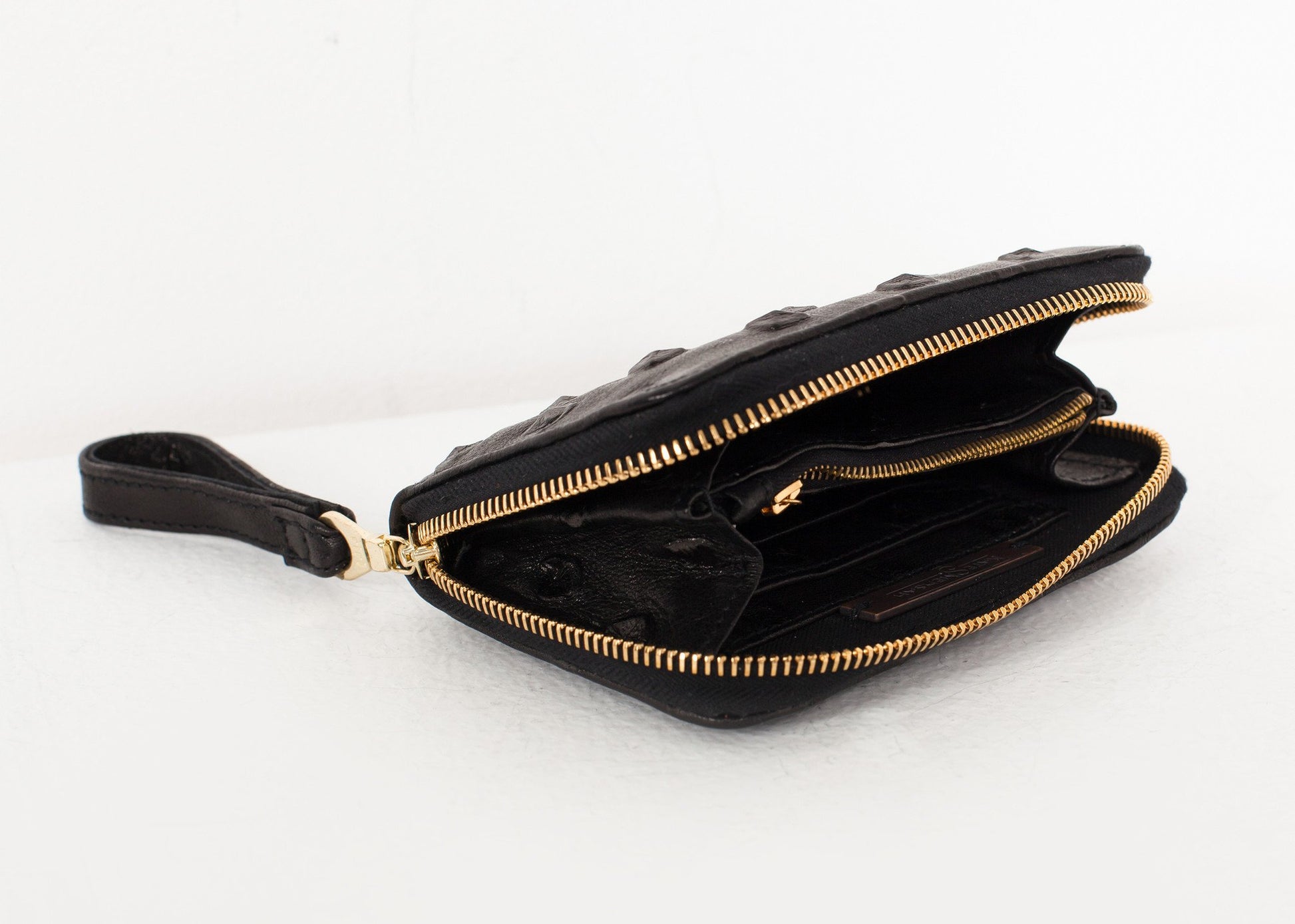 Elodie Leather Wallet in Black Kate S Mensah