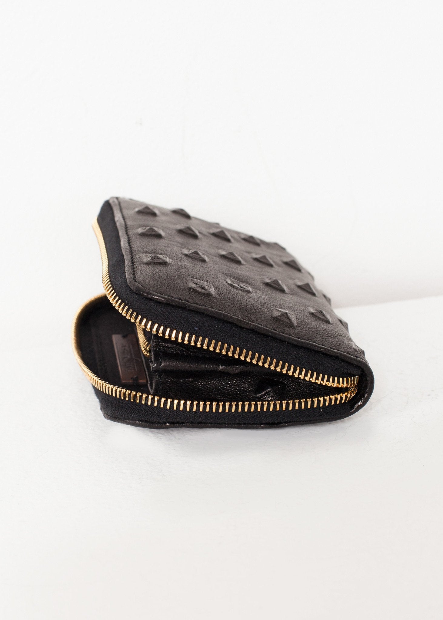 Elodie Leather Wallet in Black Kate S Mensah