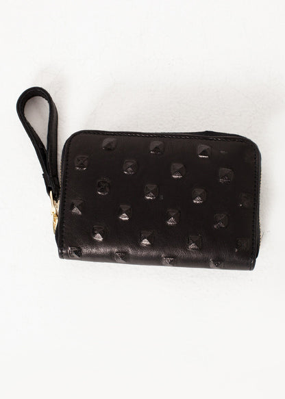 Elodie Leather Wallet in Black Kate S Mensah