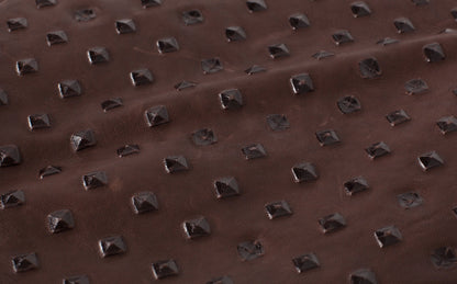 Roxanne Leather Clutch in Brown Kate S Mensah