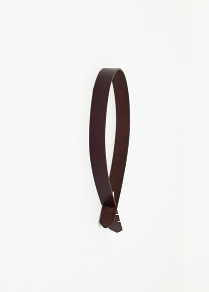 Buckle-less Belt in Brown Kelly Cole Group