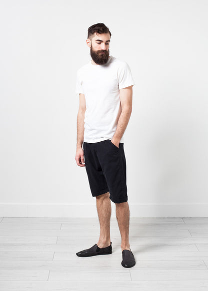 Comfort Tee in White Wool Blend Homecore