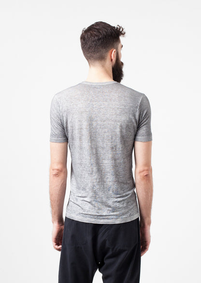Linen T-shirt in Dolphin Avant Toi