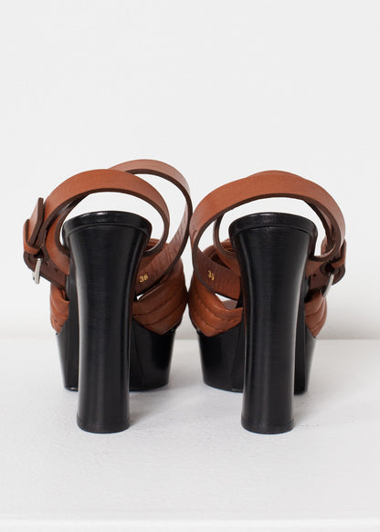 Farlill Heel in Brown By Malene Birger