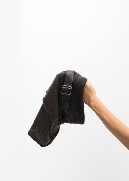 Buckle Cap in Felt Rundholz