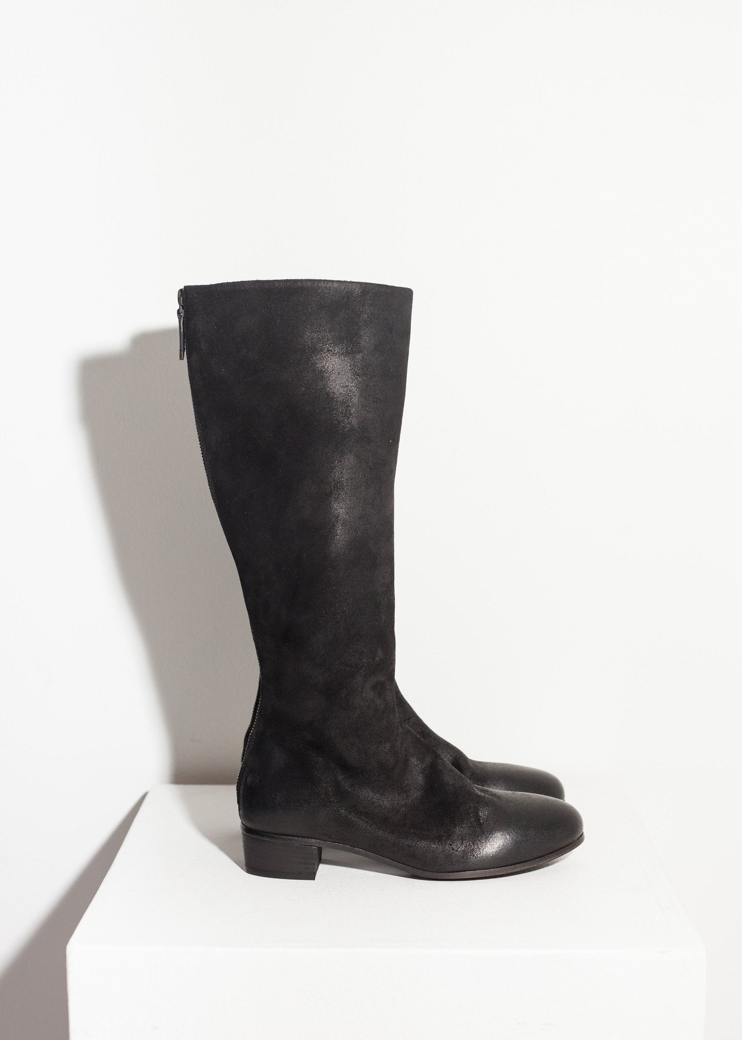 Knee-High Boot in Black Marsell