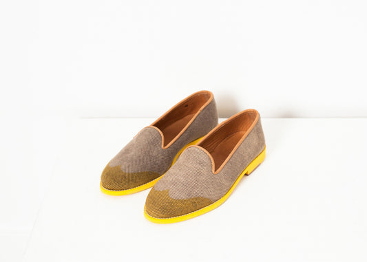 Wingtip Loafer in Yellow Verba